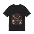 Daughter of the King Floral Tee — "Not Ashamed of the Gospel" Christian T‑Shirt