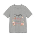 Daughter of the King Floral Tee — Christian Faith Inspirational Shirt