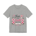 Fear Ends Where Faith Begins — Floral Cross Shirt