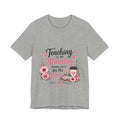 Teaching Is My Ministry T-Shirt — Christian Teacher Floral Tee ("Teaching is my ministry: training hearts for His glory")