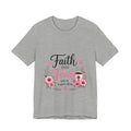Faith Over Fear Floral Tee — Christian Inspirational Shirt
