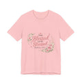 Too Blessed to Be Stressed Floral Tee — Inspirational Christian Shirt
