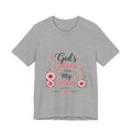 God’s Plans Over My Plans Floral Tee — Christian Faith Inspirational T‑Shirt