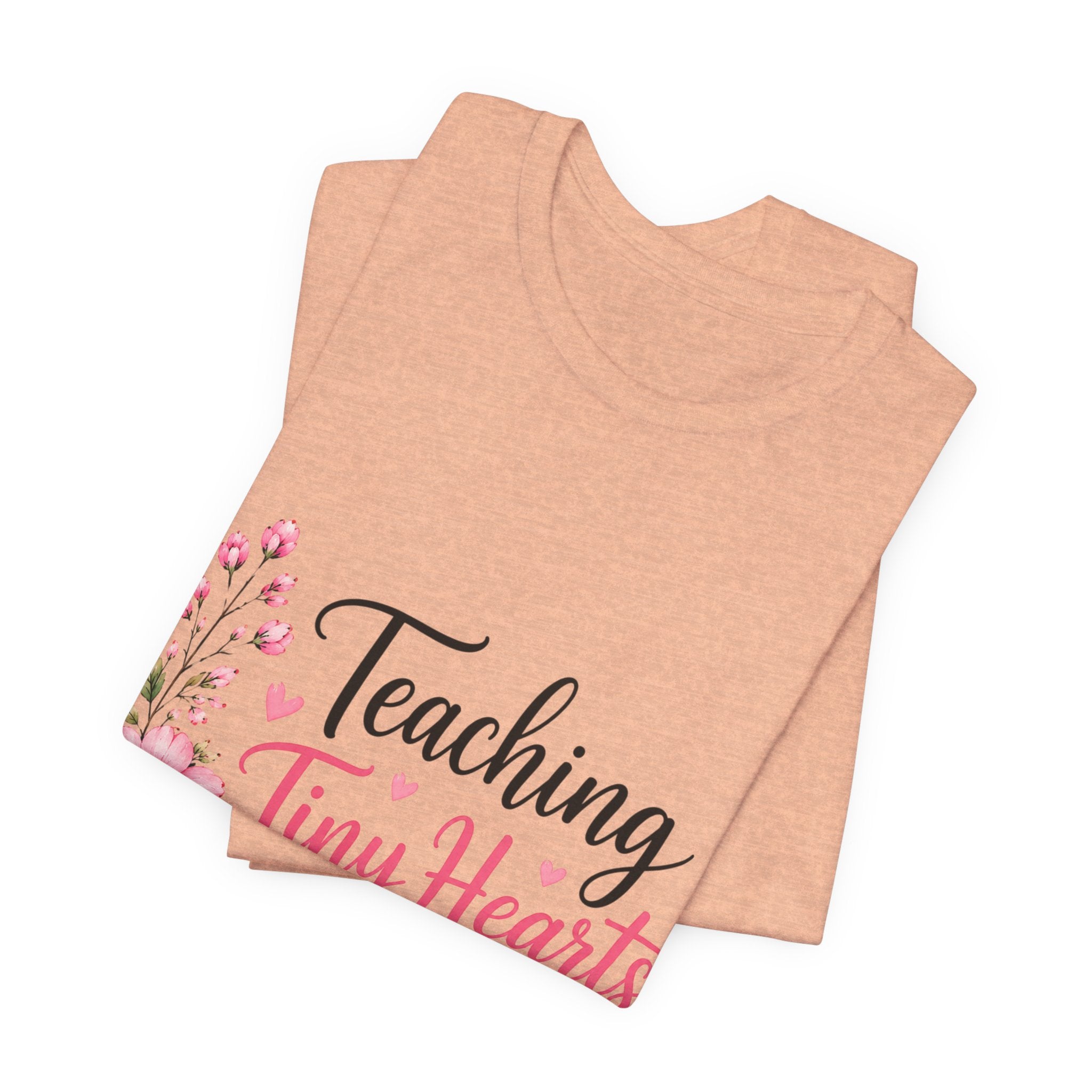 Teaching Tiny Hearts for Jesus Faith-Based Teacher Tee (PreK-K Elementary)