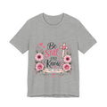 Be Still and Know Christian T-Shirt — Floral Cross Faith Tee