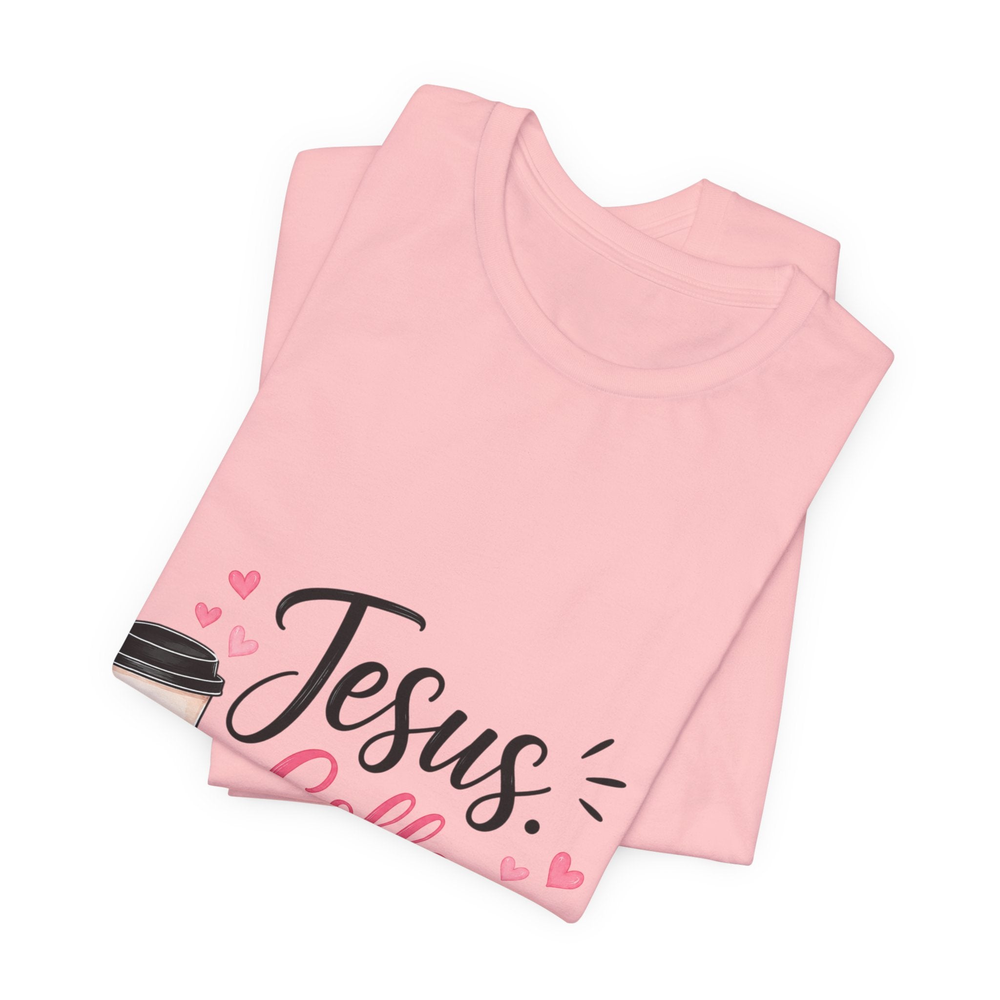 Teacher T-Shirt — "Jesus, Coffee & Little Learners" Faith-Based Classroom Tee